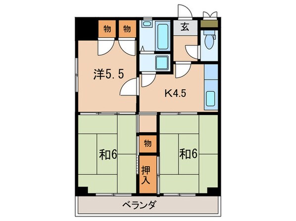 イムズヒル別院の物件間取画像